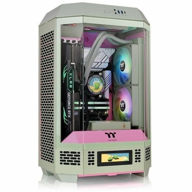 Thermaltake The Tower 300 Matcha Plum Micro Tower Chassis