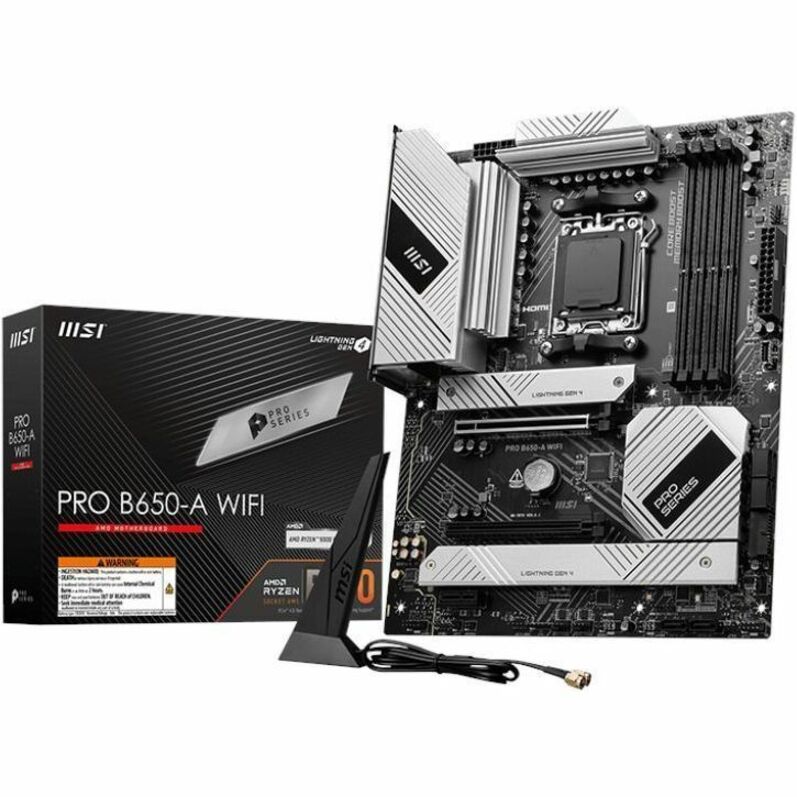 MSI PRO B650-A WIFI ATX Socket AM5 DDR5 for AMD Ryzen CPU