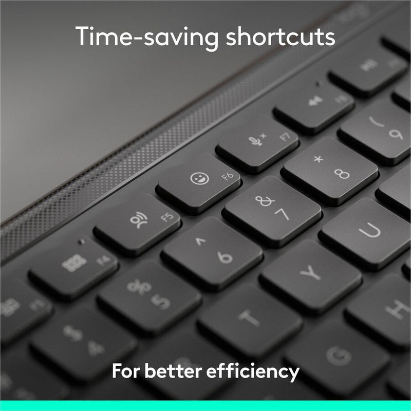 Logitech Signature Slim MK955 Combo for Business, Copilot Edition, Wireless Keyboard and Mouse, Graphite