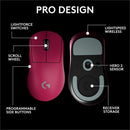 Logitech G PRO X SUPERLIGHT 2 DEX LIGHTSPEED Wireless Gaming Mouse, 60g Pro-Grade Lightweight Mouse With 5 Programmable Buttons, 32k DPI Sensor, USB-C Charging, for PC/Mac - Magenta