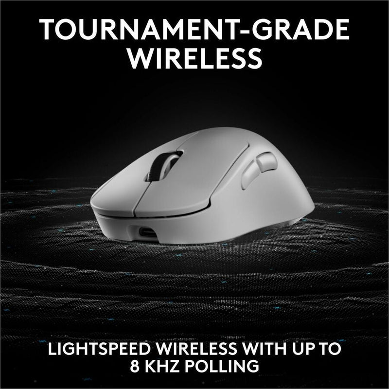 Logitech G PRO X SUPERLIGHT 2 DEX LIGHTSPEED Wireless Gaming Mouse, 60g Pro-Grade Lightweight Mouse With 5 Programmable Buttons, 32k DPI Sensor, USB-C Charging, for PC/Mac - White