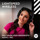 Logitech G Astro A50 LIGHTSPEED Wireless Gaming Headset + Base Station (Gen 5), PRO-G GRAPHENE, 3-System Switching, USB-C to Xbox, PS5, PC/Mac or Nintendo Switch, Bluetooth - Black