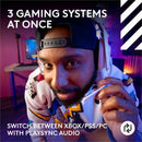 Logitech G Astro A50 LIGHTSPEED Wireless Gaming Headset + Base Station (Gen 5), PRO-G GRAPHENE, 3-System Switching, USB-C to Xbox, PS5, PC/Mac or Nintendo Switch, Bluetooth - White
