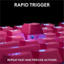 Logitech G PRO X TKL RAPID Tenkeyless Wired Gaming Keyboard With Magnetic Analog Switches, Rapid Trigger Mode, Adjustable Actuation, and Customizable RGB Lighting, Magenta