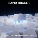 Logitech G PRO X TKL RAPID Tenkeyless Wired Gaming Keyboard With Magnetic Analog Switches, Rapid Trigger Mode, Adjustable Actuation, and Customizable RGB Lighting, Off-white