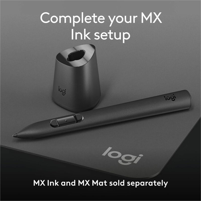 Logitech MX Inkwell Charging Dock for MX Ink Mixed-Reality (MR) Stylus - Meta Quest 2, Meta Quest 3, Meta Quest 3S
