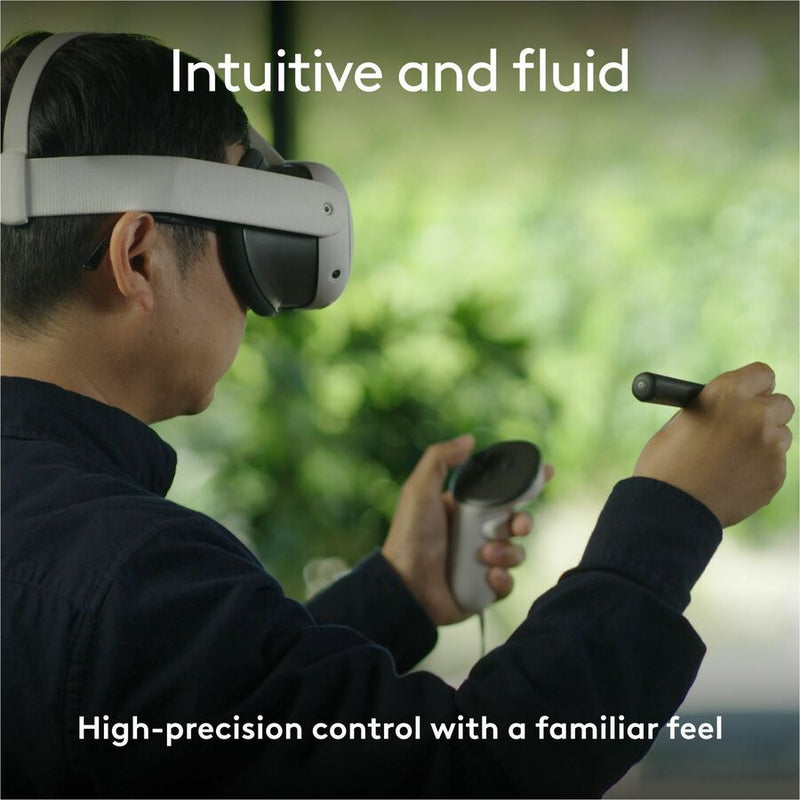 Logitech MX Ink Mixed-Reality (MR) Stylus, wireless pen controller, high precision and pressure sensitive, for Meta Quest 2, Meta Quest 3, Meta Quest 3S