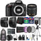 Nikon D5300 24.2MP DSLR Camera with 18-55mm Lens and 24GB Accessory Bundle
