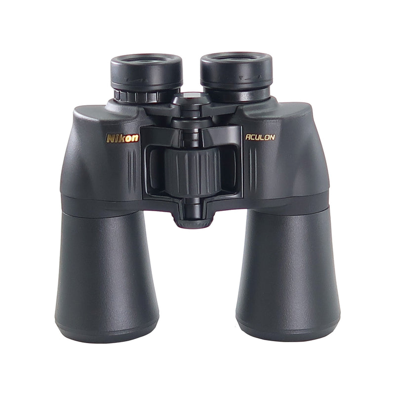 Nikon 16x50 Aculon A211 Binocular (Black) 8250 with 62" Tripod High Quality 8lb Capacity 3-Way Fluid Pan Head Quick Release Bubble Level and Backpack