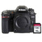 Nikon D7500 DSLR Camera (Body Only) "REFURBISHED" with Transcend 16GB SDHC Memory Card