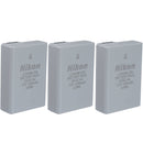 3x Nikon EN-EL14a Rechargeable Lithium-Ion Battery for Df, D5600, D5500, D5300, D5200, D5100, D3500, D3400, D3300, D3200, D3100