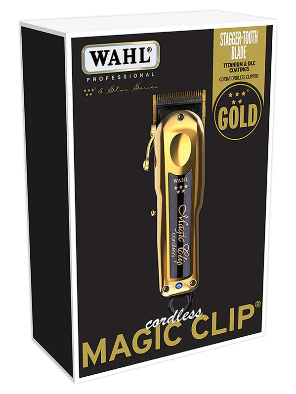 Wahl 5 Star Limited Edition Cordless Gold Magic Clip Clipper