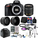 Nikon D5600 24.2MP Digital SLR Camera with 18-55mm VR Lens and 16GB Accessory Kit