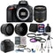 Nikon D5600 24.2MP Digital SLR Camera with 18-55mm VR Lens and 16GB Accessory Kit