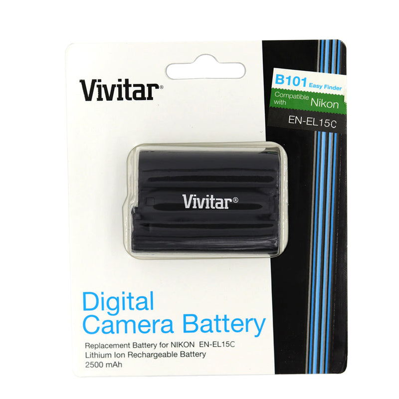 Nikon D610 DSLR Camera Body Only with Two EN-EL15 Replacement Battery