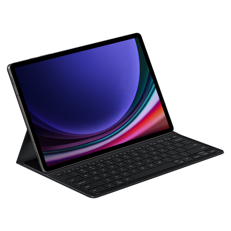 Samsung - Book Cover Keyboard Slim Case For Samsung Galaxy Tab S9 Plus  /  S9 Fe Plus - Black