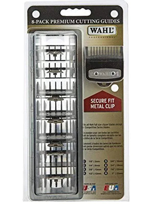 Wahl 8-Pack Premium Black Comb Guide Set