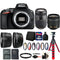 Nikon D5600 DSLR Camera with 18-55mm Lens, 70-300mm Lens and Accessory Bundle