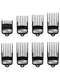 Wahl 8-Pack Premium Black Comb Guide Set #3171-500