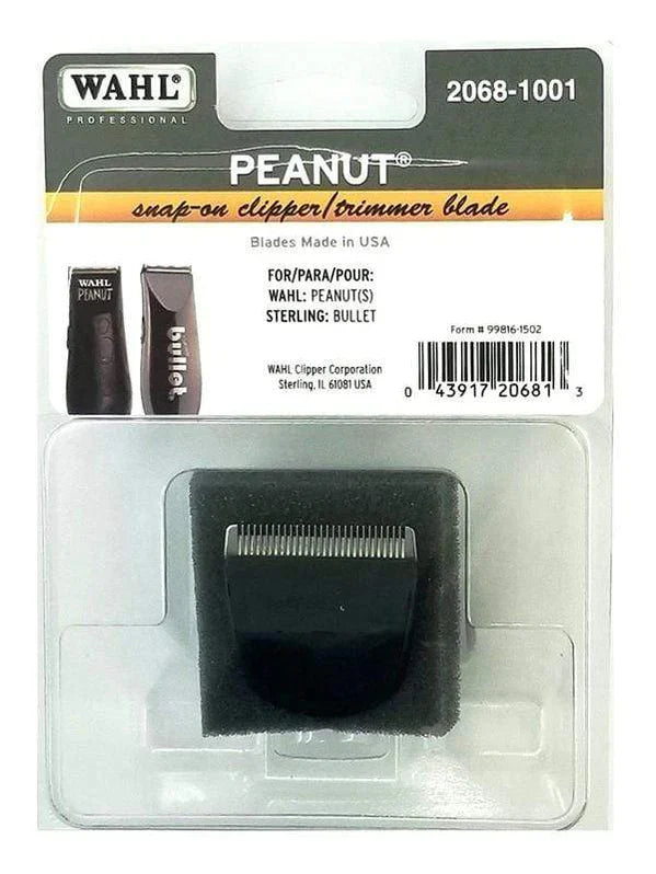 Wahl Peanut Snap-On Black Clipper/Trimmer Blade #2068-1001